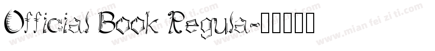 Official Book Regula字体转换